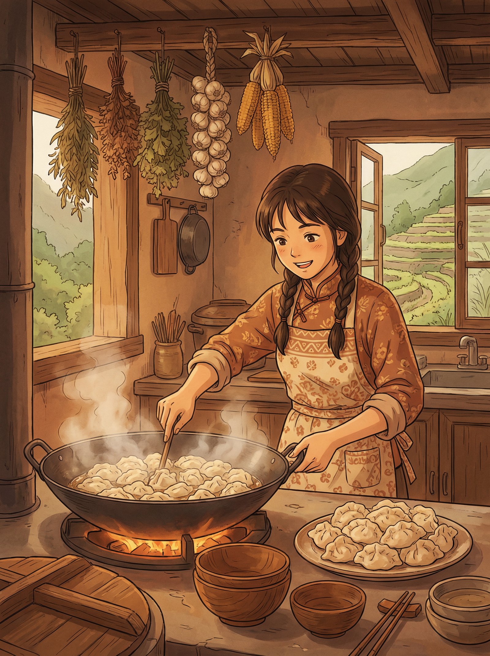 免费看片动漫-乡村美食